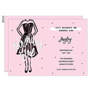 Birthday Girl Party Invitation - 22829