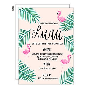 Luau Party Invitation-Premium - 22845-P