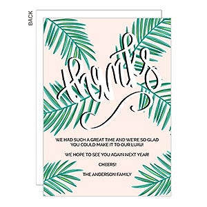 Palm Leaf Thank You Cards - 22846