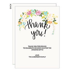 Floral Thank You Cards - 22848