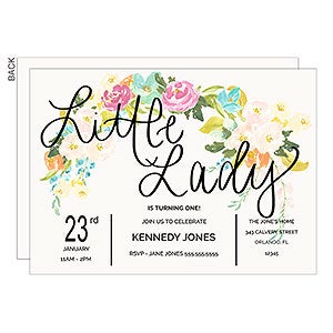 Floral Birthday Party Invitation - 22854