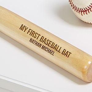 My First Personalized 18" Mini Baseball Bat - 22880