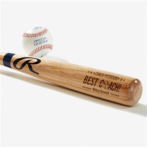 Best Baseball Coach Personalized 28 Rawlings Baseball Bat - 22882