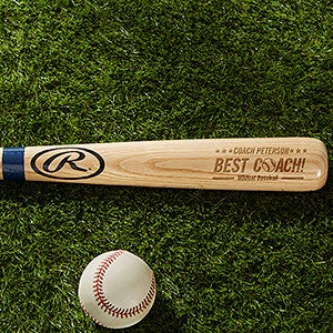 Best Baseball Coach Personalized 28 Rawlings Baseball Bat - 22882