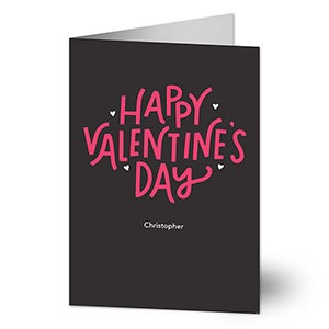 Hand Lettered Valentines Day Greeting Card - 22903