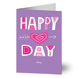 Playful Happy Heart Day Greeting Card - 22910