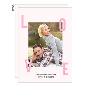 Love Text Photo Card - 22948