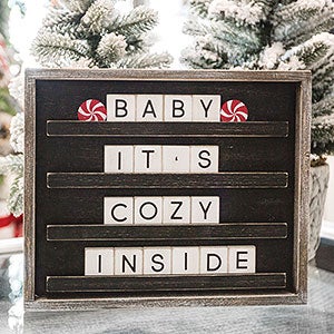Daily Message Changeable Black Letter Board - 15x13 - 22989-15x13