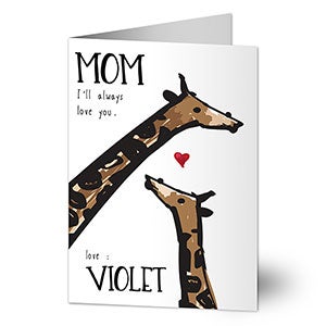 Mom Giraffe Mother's Day Greeting Card - 23011