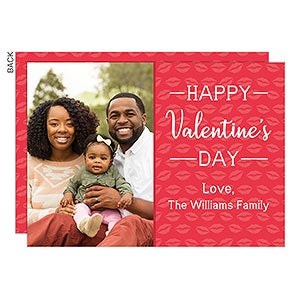 Valentine's Day Lips Photo Card - 23015
