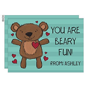 Beary Fun Classroom Valentine's Card - 23022