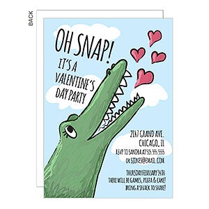 Oh Snap Crocodile Party Invitation - 23027
