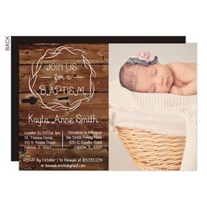 Rustic Religious Party Invitation - 23060