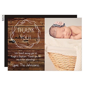 Rustic Religious Thank You Cards-Premium - 23062-P