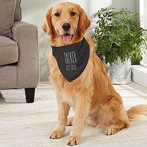 Good Dog Personalized Dog Bandana- Large - 23065-L