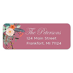 Floral Return Address Labels - 23122