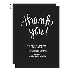 Girls Night Thank You Cards-Premium - 23137-P