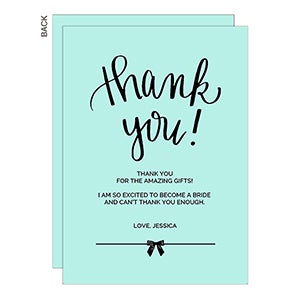 Bachelorette Ring Party Thank You Cards - 23142