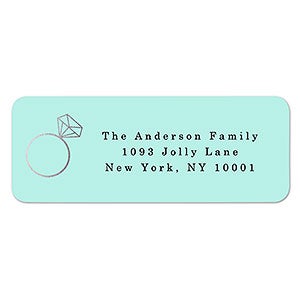Bachelorette Mint Address Labels - 23143