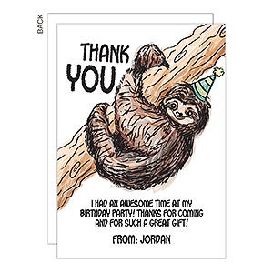 Sloth Thank You Cards - 23152