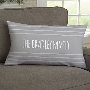 Favorite Memories Personalized Lumbar Throw Pillow - 23177-LB