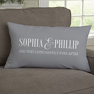 Better Together Personalized Lumbar Throw Pillow - 23183-LB
