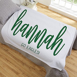 Graduation Scripty Style Personalized 50x60 Sweatshirt Blanket - 23207-SW