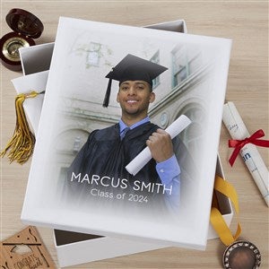 Personalized Graduation Photo Keepsake Memory Box - 12x15 - 23213