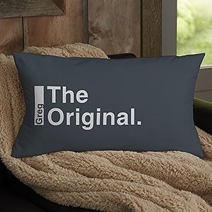The Legend Personalized Lumbar Throw Pillow - 23251-LB