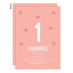 Rainbow Birthday Party Invitation - 23301