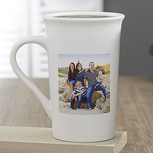 Family Photo Personalized Latte Coffee Mug - 23319-U