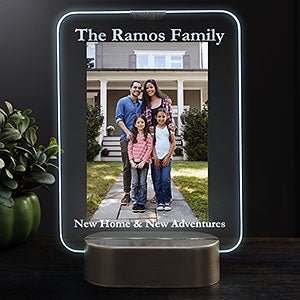 Vertical LED Picture Frame Engraved Light Up Glass Frame - 23321-V