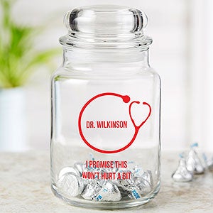 Doctor Icon Personalized Treat Jar - 23330