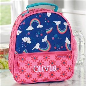 Rainbow Print Personalized Lunch Bag - 23364