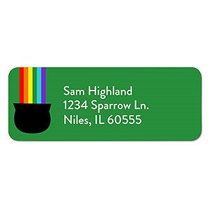 Pot o' Luck Return Address Labels - 23419