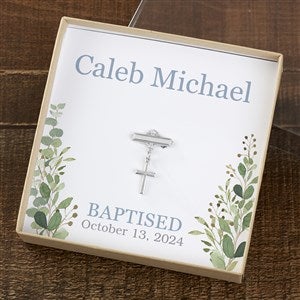 Baptism Pin with Personalized Message Card - 23420