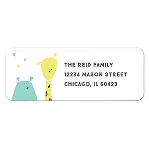Kid Animals Address Labels - 23444