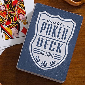 Beer Label Personalized Playing Cards - 23528