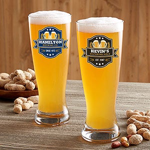 Watering Hole Personalized 20oz. Pilsner Glass - 23565