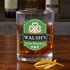 Cup O Cheer Irish Personalized Whiskey Glass - 23570-D