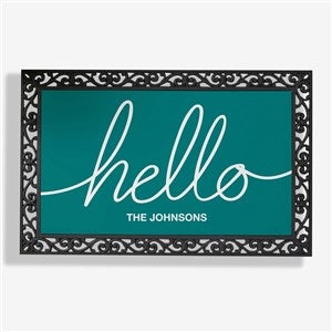 Hello  Welcome Personalized Doormat- 20x35 - 23572-M