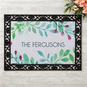 Spring Floral 18x27 Personalized Doormat - 23573
