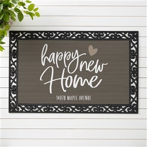 Happy New Home Personalized 20x35 Doormat - 23574-M