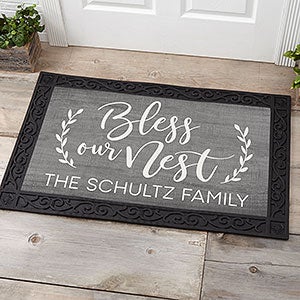 Bless Our Nest Personalized Doormat- 20x35 - 23576-M
