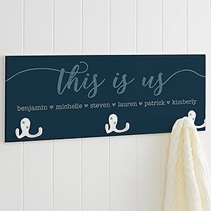 This Is Us Personalized Coat Rack - 23592