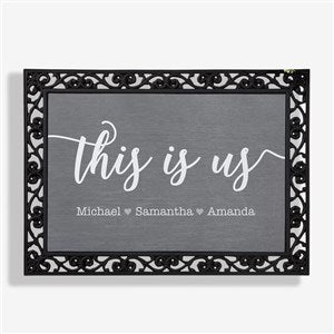 This is Us Personalized Doormat- 18x27 - 23594
