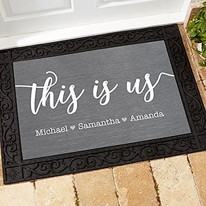 This is Us Personalized 18x27 Doormat - 23594