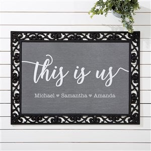 This is Us Personalized Doormat- 18x27 - 23594