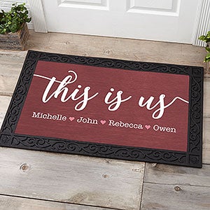 This is Us Personalized Doormat- 20x35 - 23594-M