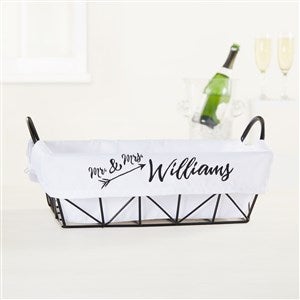 Sparkling Love Embroidered Basket Liner - 23614